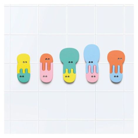 Puzzle de Baie Meduze Quut Toys, 10 Piese - imagine 5