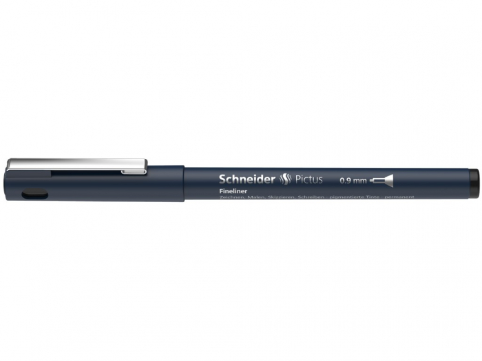 Fineliner Schneider Pictus 0.9 mm, 4 culori