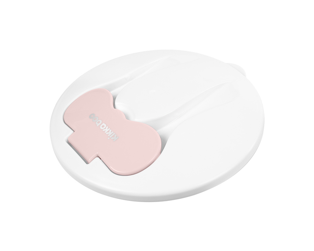 Castron 4in1 Kikkaboo Bowl Pink cu Ventuza