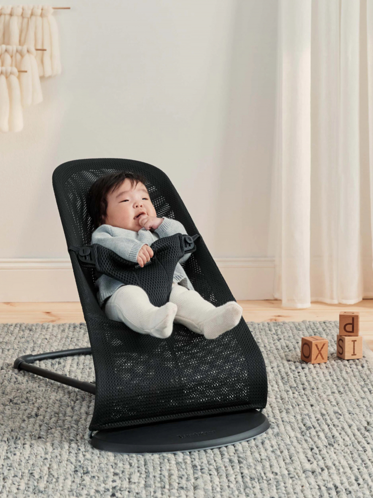 Balansoar Bliss Black Mesh Baby Bjorn, Ergonomic