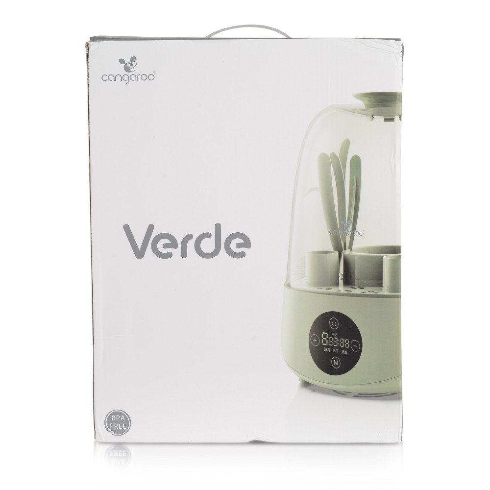 Sterilizator Cangaroo 6 Biberoane Uscare Verde