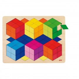 Puzzle Efecte 3D Goki Lemn 86 Piese - imagine 2