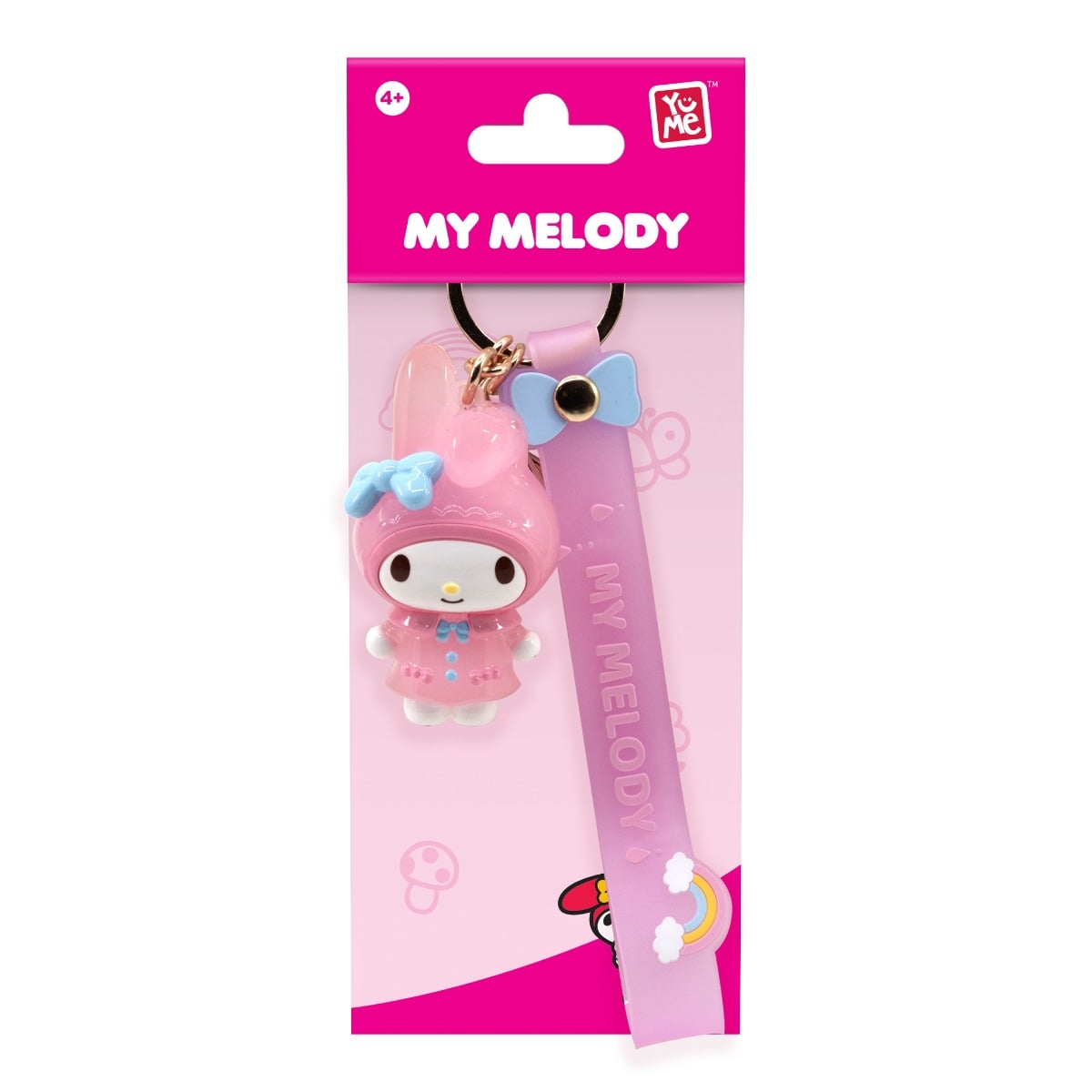 Breloc si Curea Yume My Melody Raincoat