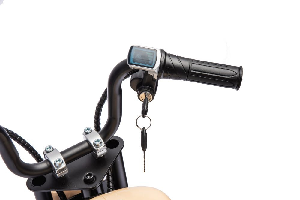 Motocicleta Electrica Leantoys A9902 Kaki - imagine 5