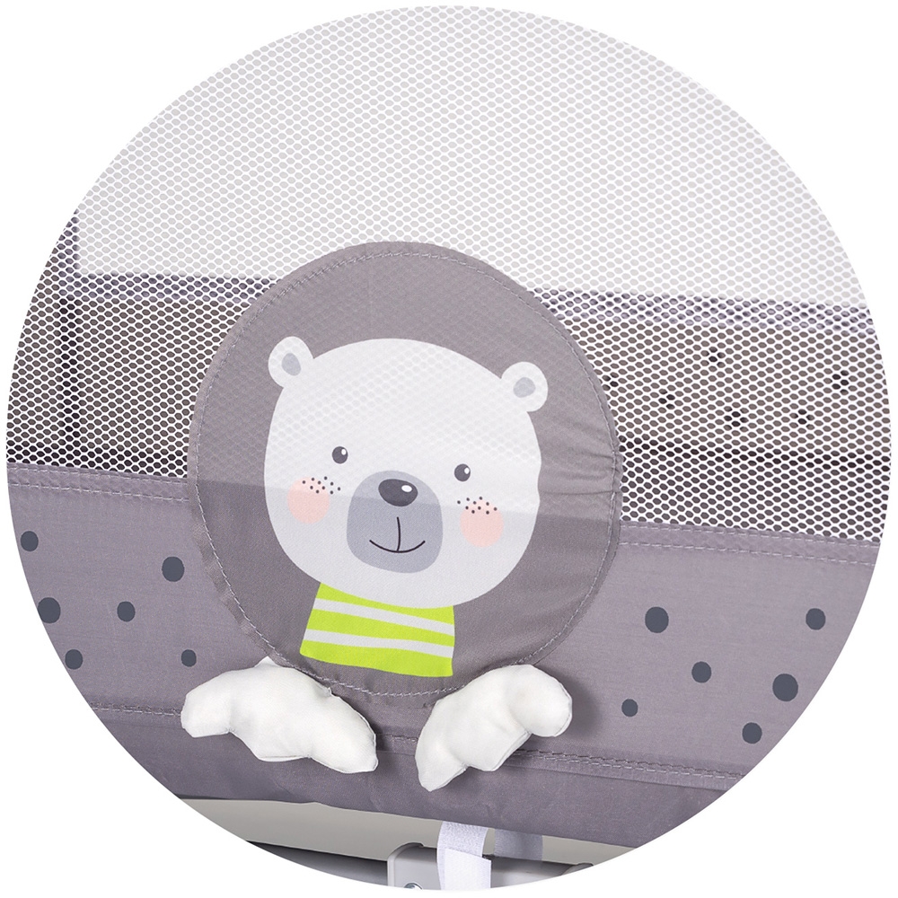 Pătuț Chipolino Capri Bear Pliabil 15kg - imagine 3