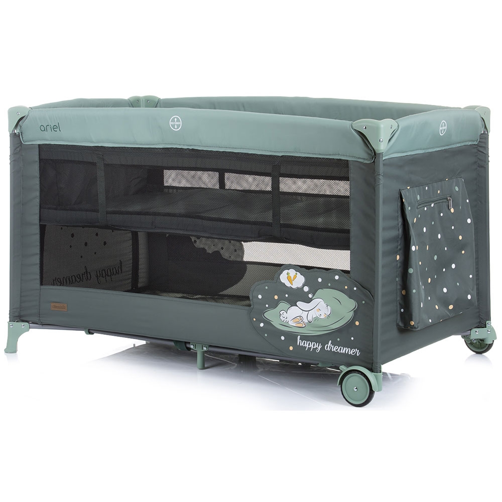 Patut Pliabil Chipolino Ariel, 0-15 kg, Aloe