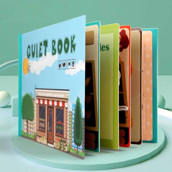 Quiet Book Krista Aprozar Legume și Fructe