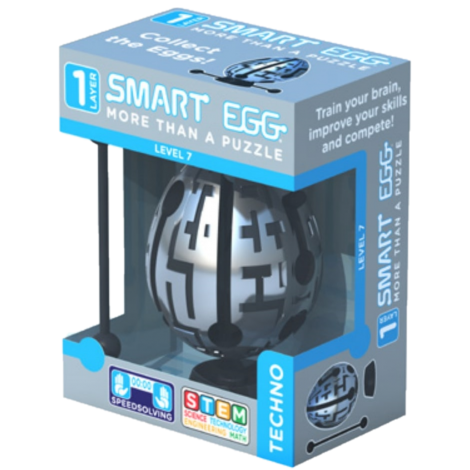 Smart Egg 1 Techno | Puzzle IQ Labirint Distractiv - imagine 3