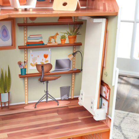 Casuta din lemn pentru papusi Marlow Kidkraft - imagine 8