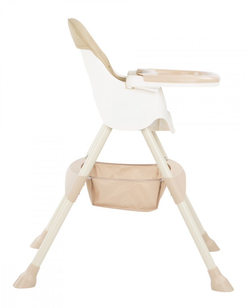 Scaun de masă KikkaBoo 2 în 1 Pliabil, Brie Beige - imagine 2