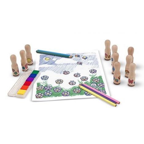 Set Stampile Melissa & Doug Happy Handle Deluxe | Creativitate - imagine 3
