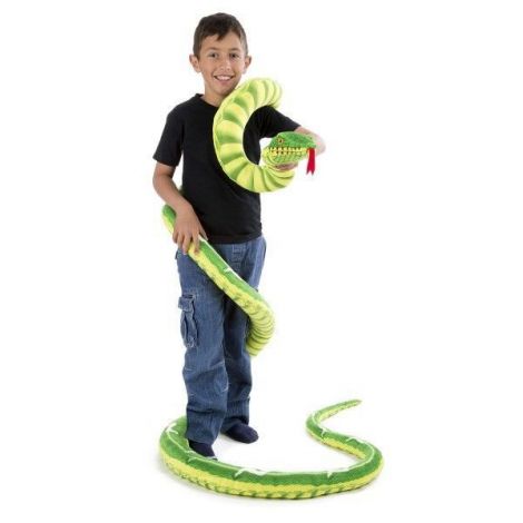 Șarpe Pluș Gigant Melissa & Doug | Jucărie Premium - imagine 4