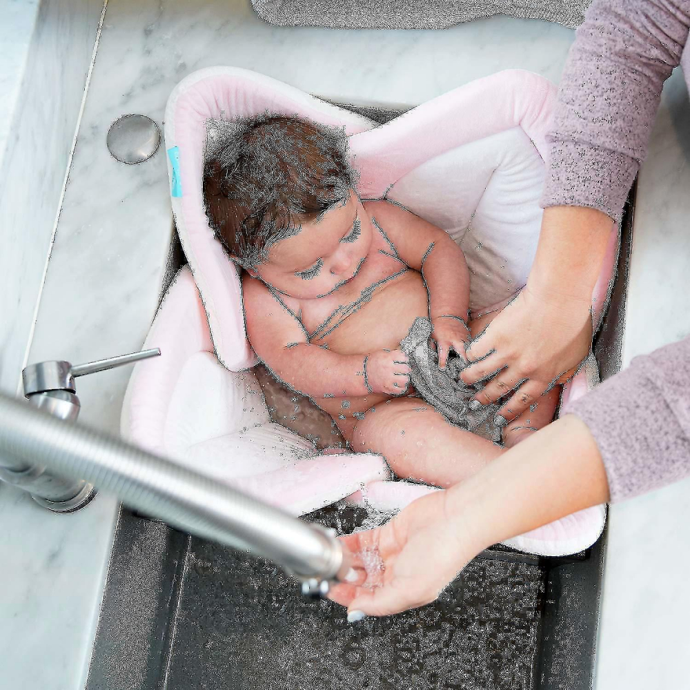 BloomingBath Lotus Roz | Cada moale de baie - imagine 4