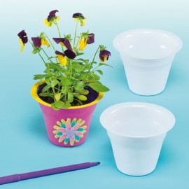 Set 10 Ghiveci Decorat Baker Ross DIY - imagine 2