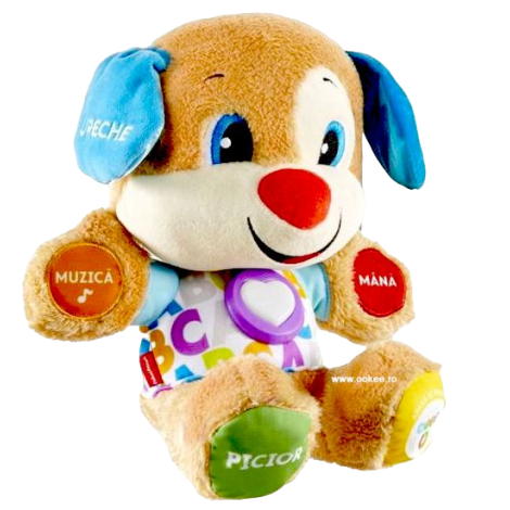 Catelusul vorbitor Burtica, Fisher-Price, in romana