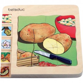 Puzzle Stratificat Cartoful Beleduc | Educativ - imagine 2