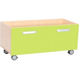 Cutie depozitare pe roti Moje bambino, Verde, Flexi