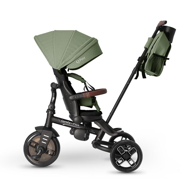 Tricicleta Qplay Comfo Max Pliabilă Verde
