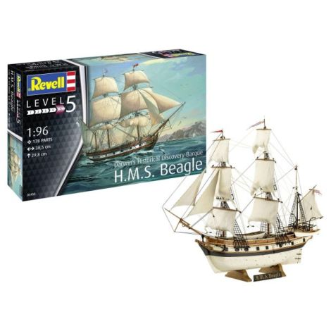 Revell HMS Beagle - Machetă Navală Detaliată