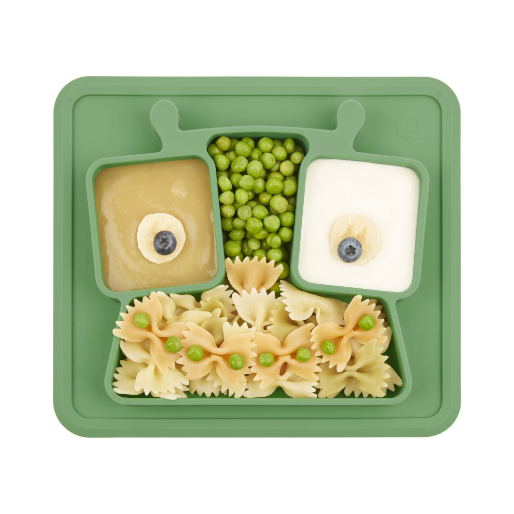 Tava Anti-alunecare Badabulle, 3 Compartimente - imagine 3