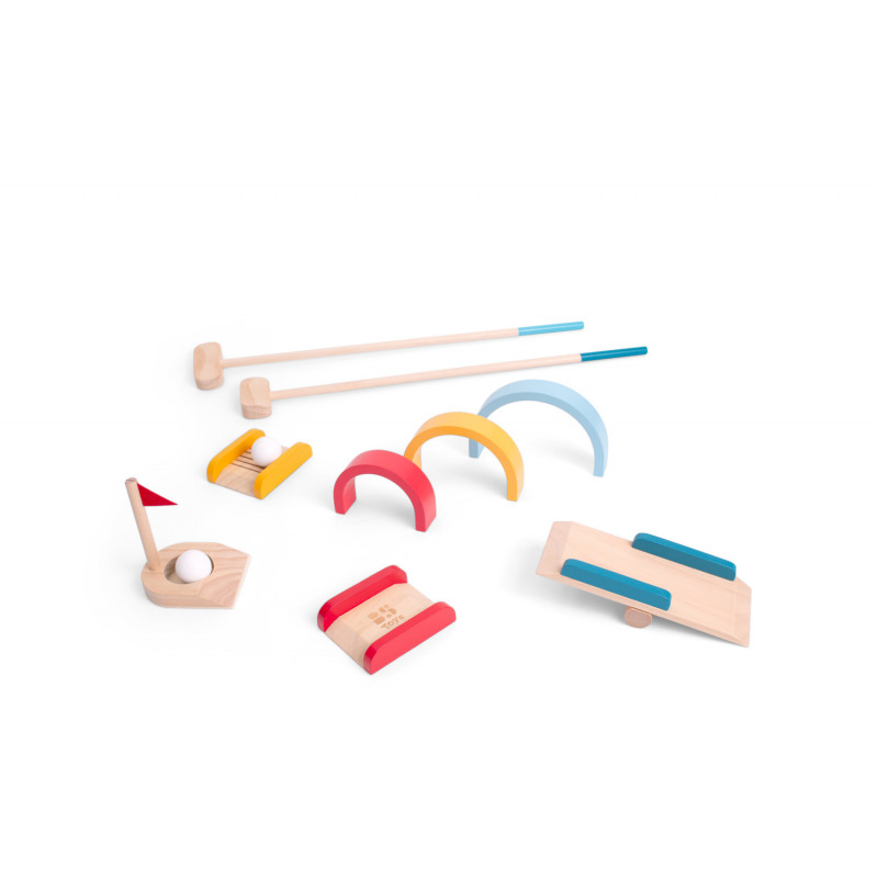 Set Golf Lemn Bs Toys - Distracție în Aer Liber - imagine 5