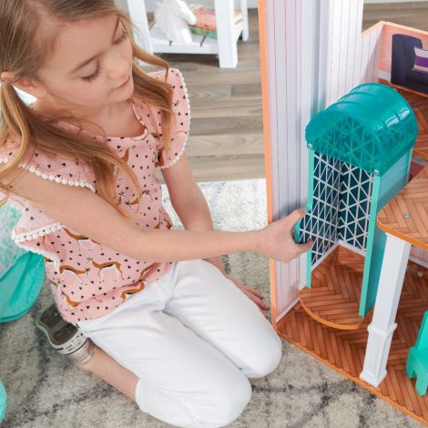 Casuta din lemn pentru papusi Camila, Kidkraft - imagine 8