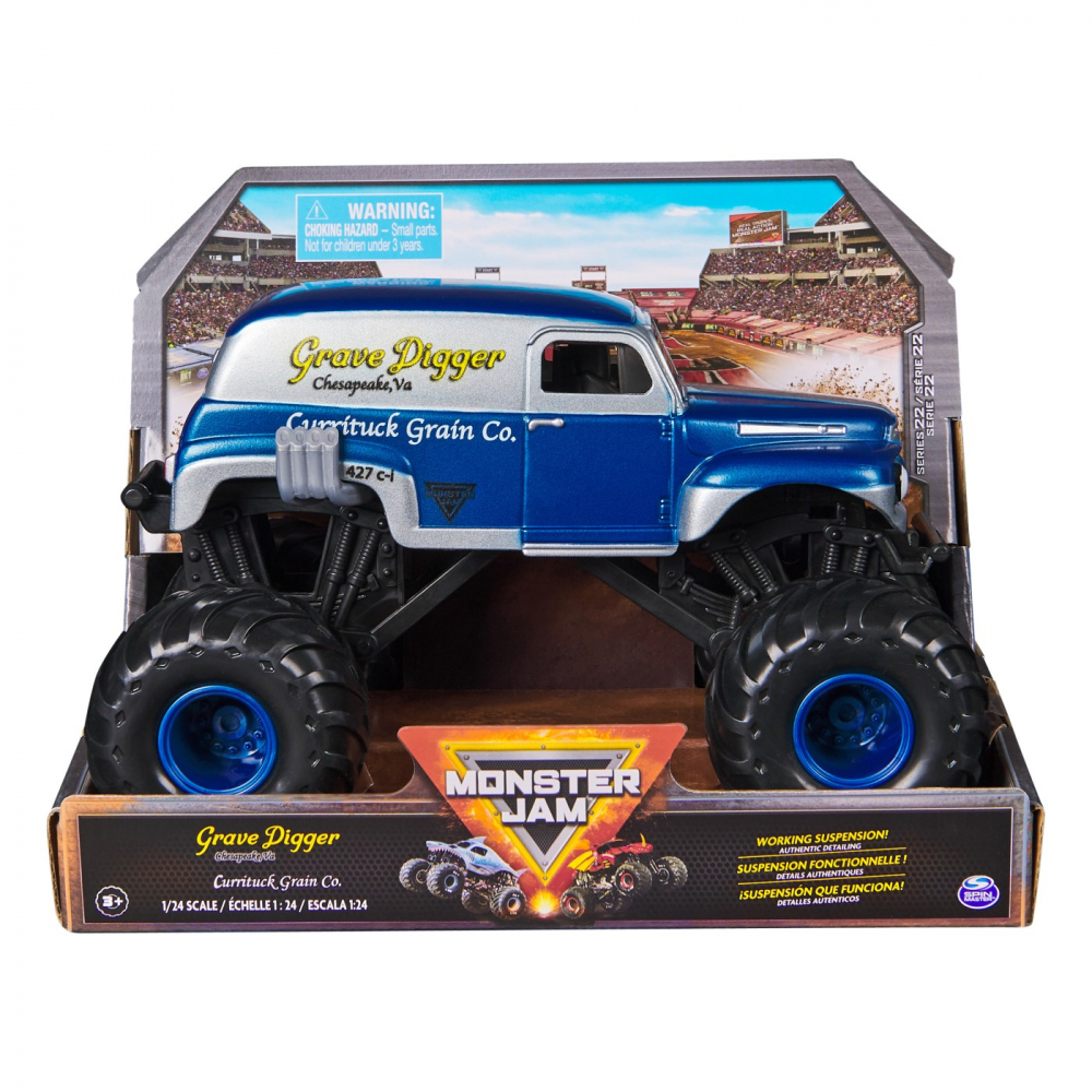 Monster Jam Grave Digger Metalic 1:24 Spin Master