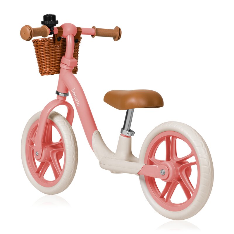 Bicicleta fara pedale Lionelo Alex Plus Pink Rose - imagine 3