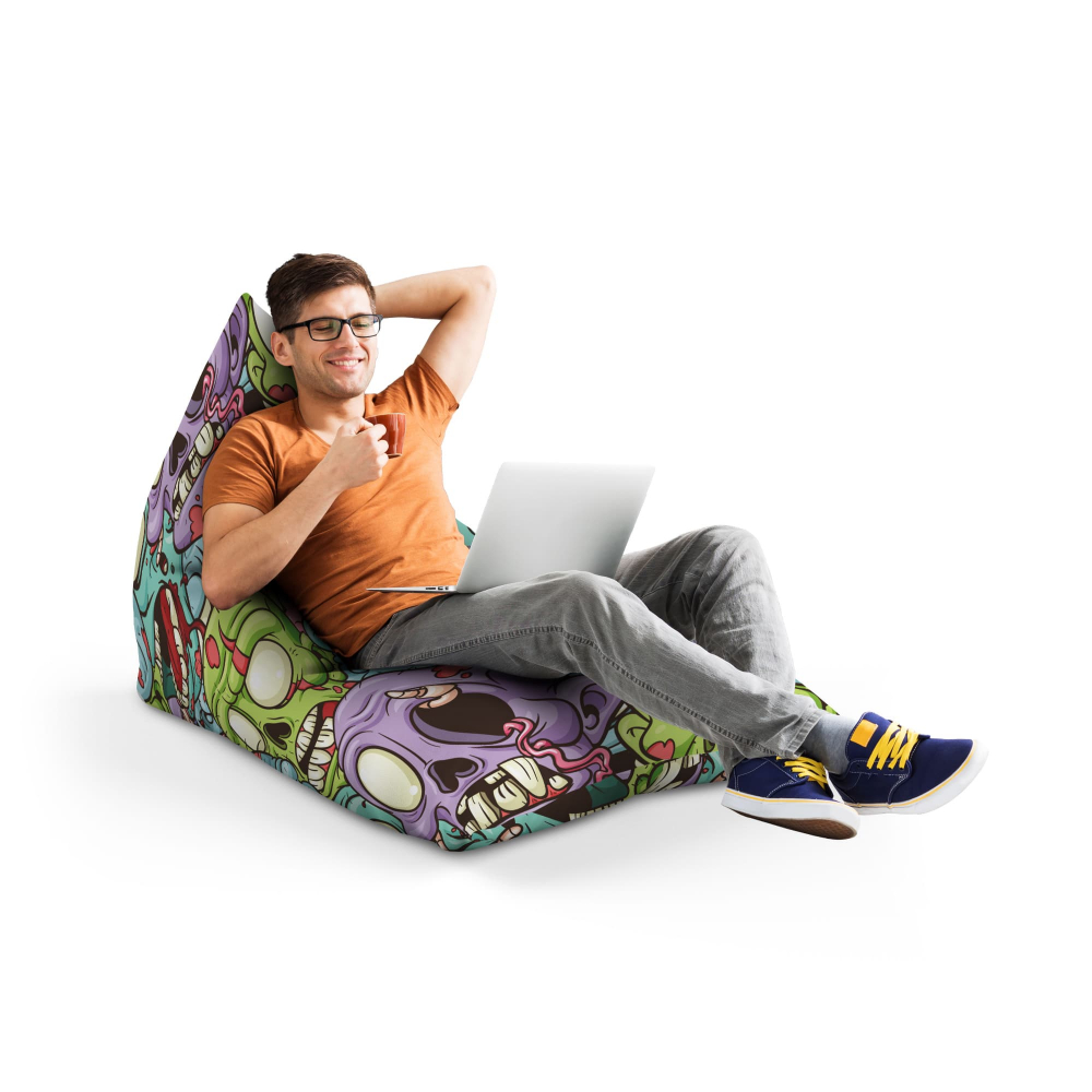 Fotoliu Puf Bean Bag Updeco Lounge Zombie - imagine 4