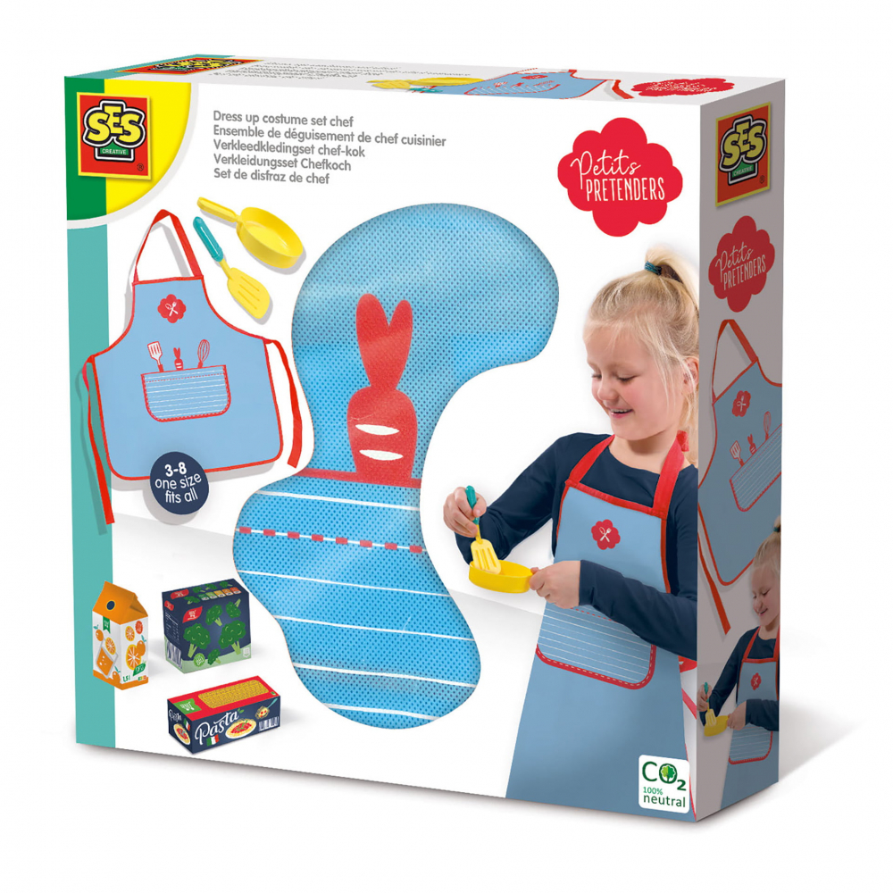 Sort Bucatar Ses Creative 3-8 Ani cu Accesorii
