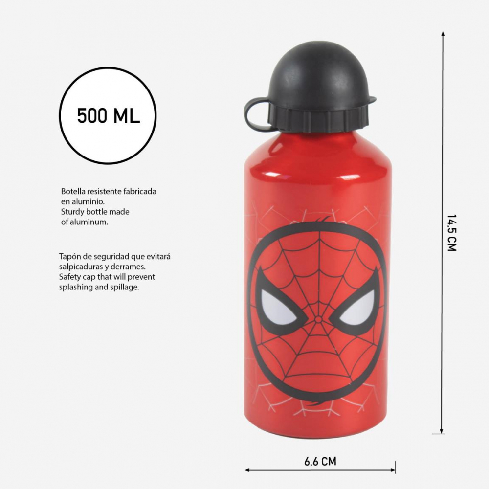 Bidon Aluminiu Spiderman 500ml, Cerda