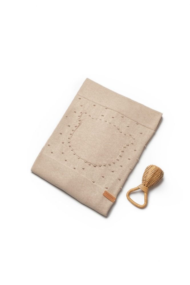 Paturica BabyCosy Moale cu Ursulet, Bumbac Organic - imagine 6