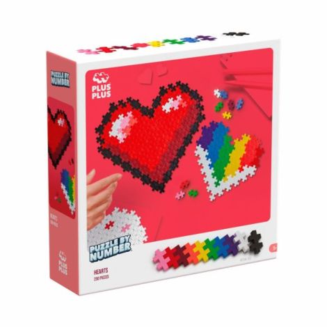Puzzle Plus-Plus Inimi 250 piese Educativ