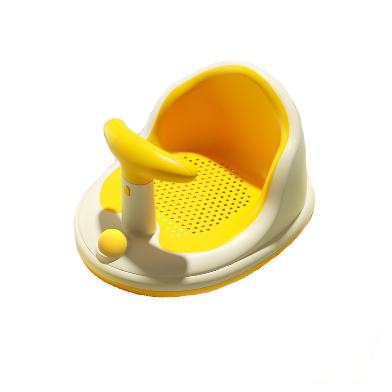 Scaunel baie Little Mom Bubble Yellow, Ergonomic - imagine 7