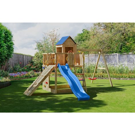 Fungoo Treehouse 7in1 - Spațiu Joacă Lemn pentru 10 Copii - imagine 5