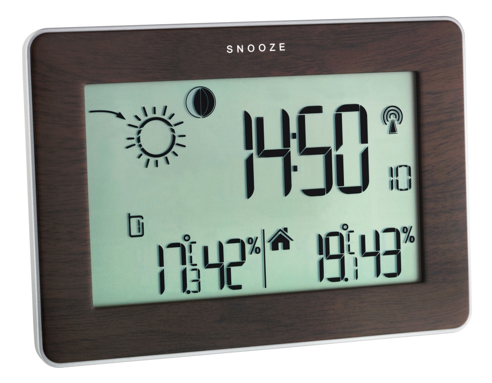 Statie Meteo Wireless TFA Wood - Monitorizare Umiditate - imagine 2