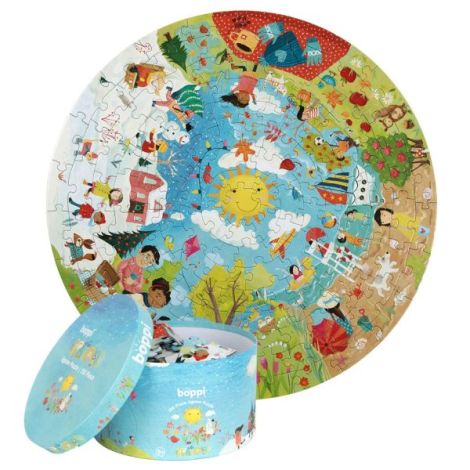 Puzzle Rotund Boppi Anotimpuri - 150 Piese Eco - imagine 4