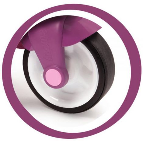 Scuter Smoby Pink pentru Copii 1.5+ Ani - imagine 3