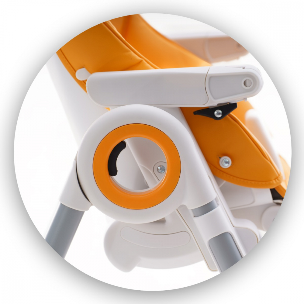 Scaun de masă AppeKids Sky Orange – Siguranță și Stil - imagine 3