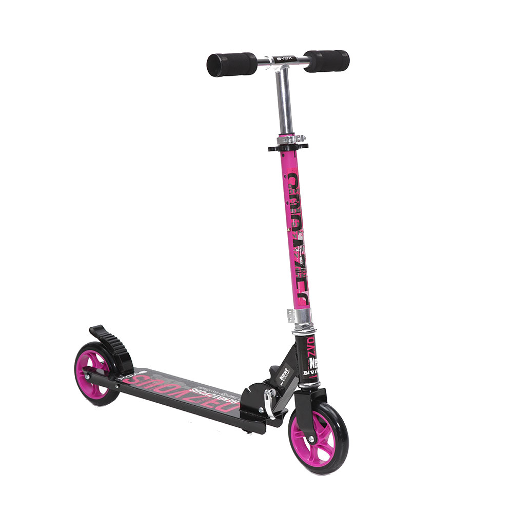 Trotineta Pliabilă Byox Pink, Aluminiu, Reglabilă - imagine 10
