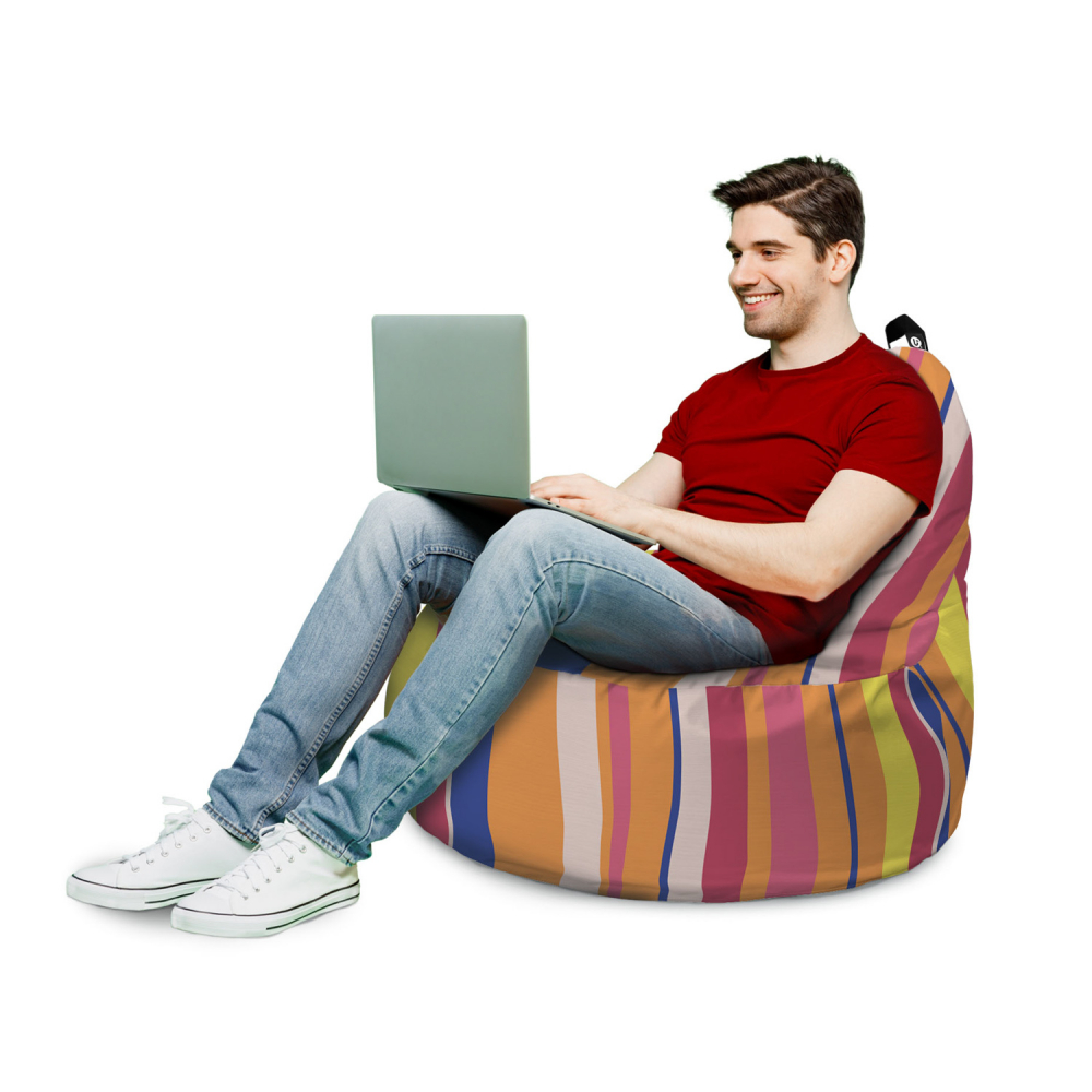 Fotoliu Bean Bag Updeco Orange Relaxare - imagine 3
