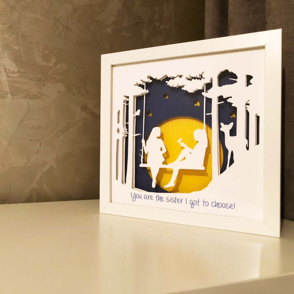 Tablou Luminos Prietene 002 | Noorhandmadeatelier - imagine 2