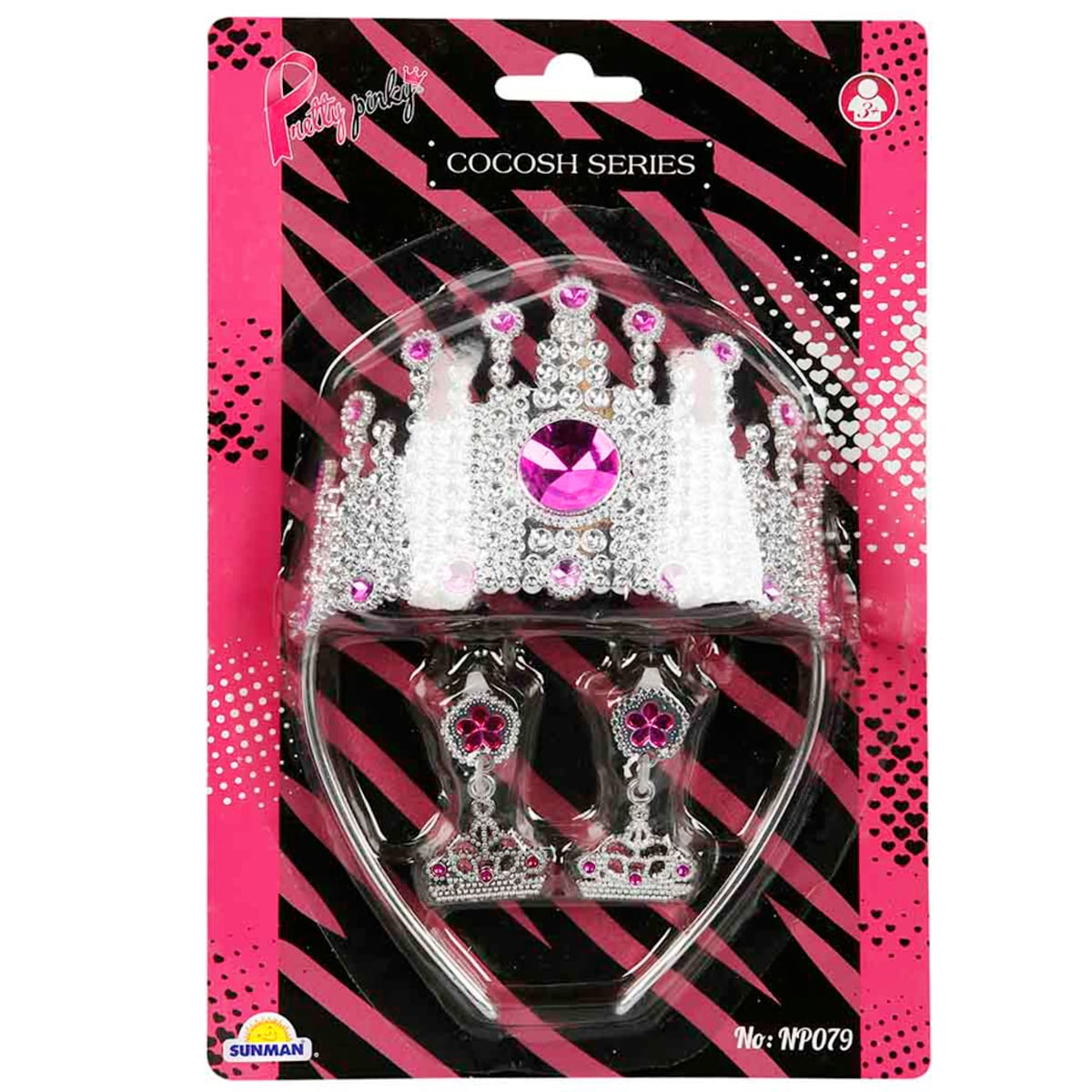 Set Bijuterii Pretty Pinky - Coroană Printesă Princess
