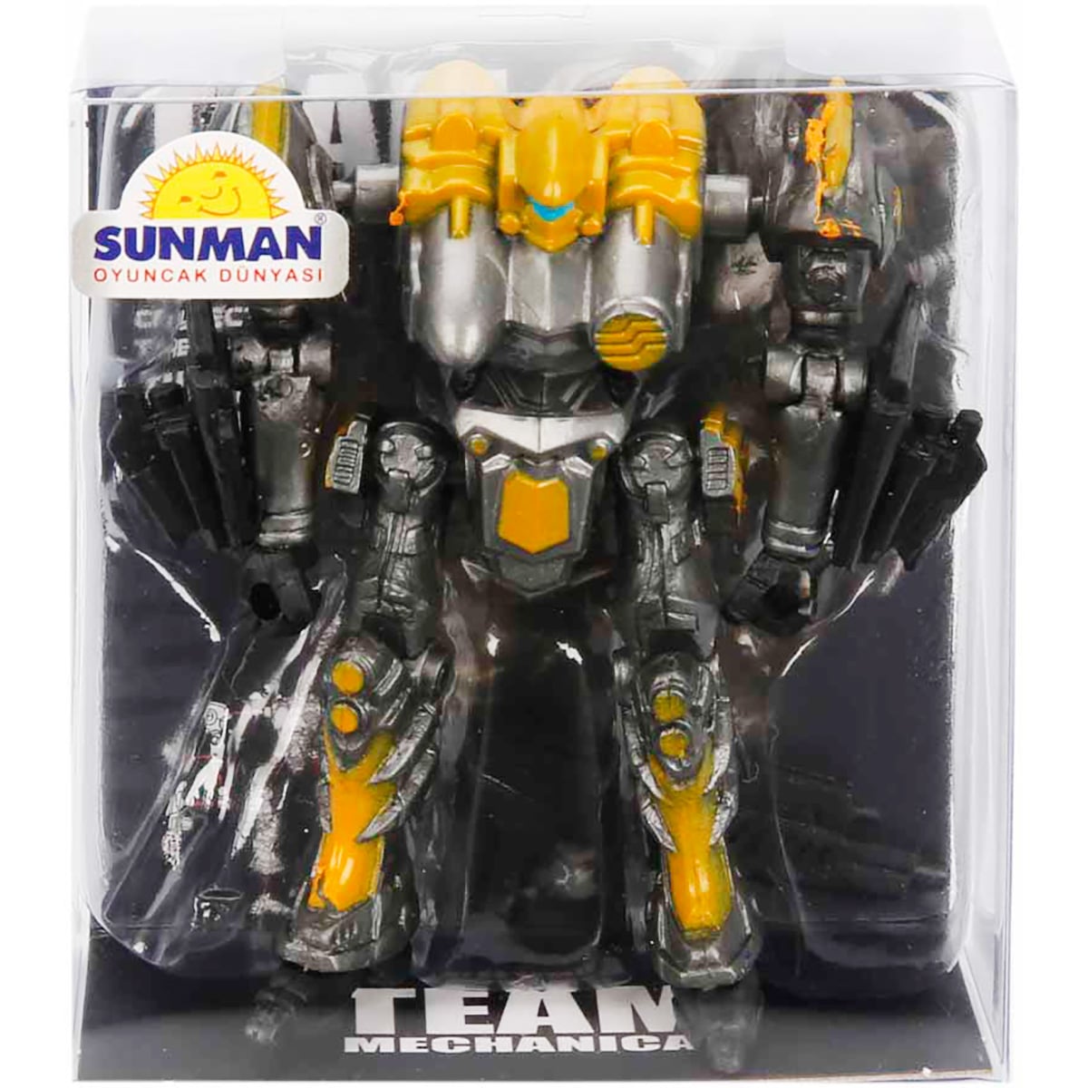 Mini Robot Galben Sunman 9 cm - Joc Creativ