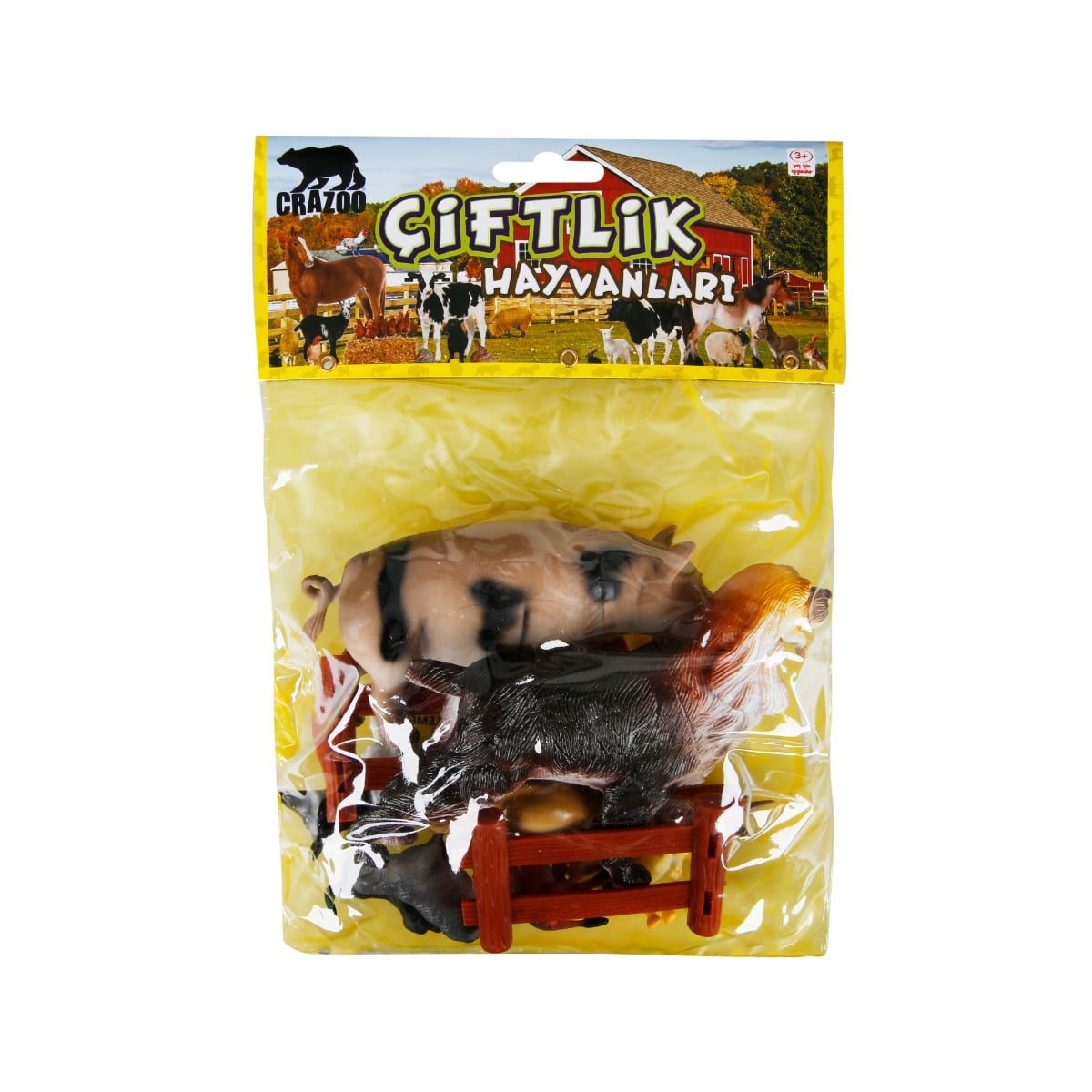 Set Animale Ferma Crazoo | Figurine Educative 3+