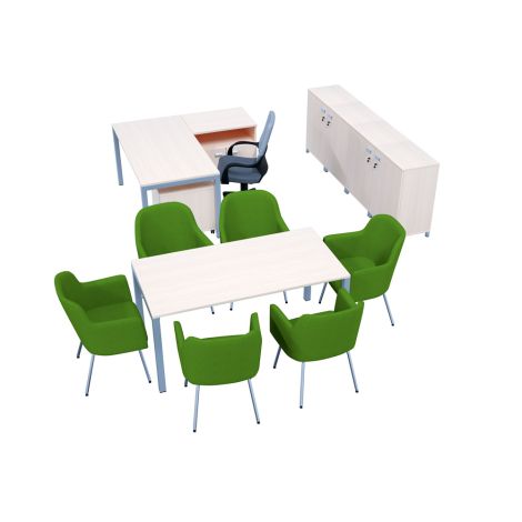 Set Complet Mobilier K2 Birou Director Moje Bambino - imagine 5