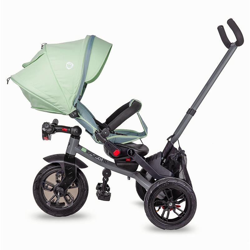 Tricicleta Coccolle Pianti Verde Multifunctionala - imagine 4