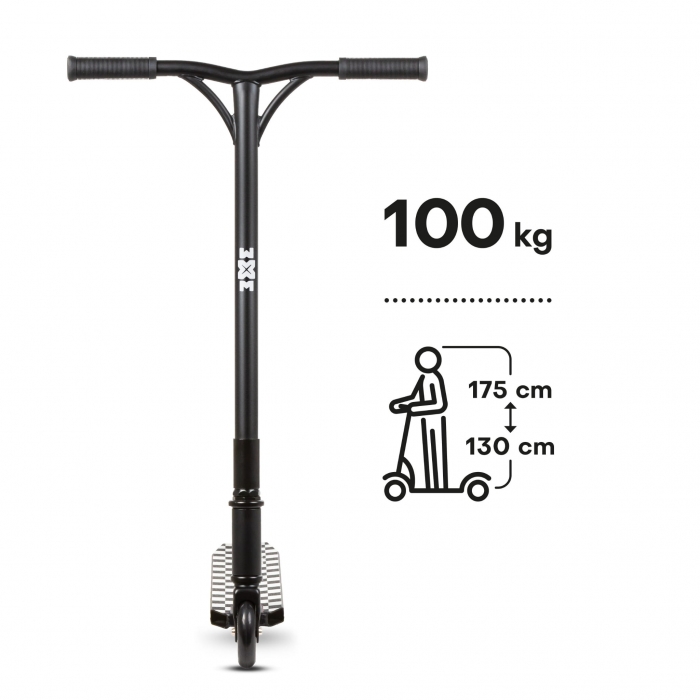 Trotineta WXM Cascadorii WRS-AV1 Black White - imagine 2