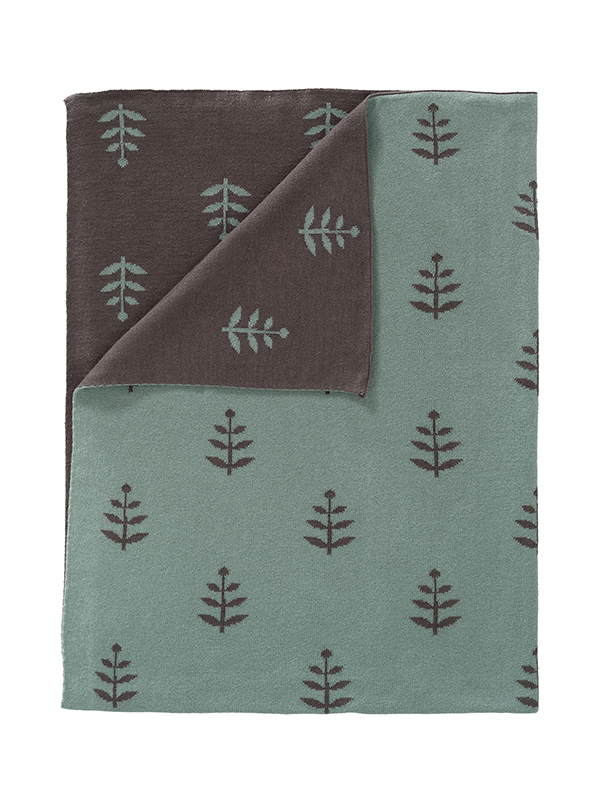 Patura Fine Knitted Leaves Fresk Bumbac Organic - imagine 7