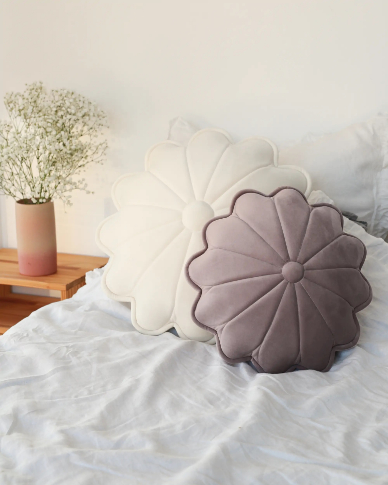 Perna Floare Margareta Catifea Lila Babyly M - imagine 3